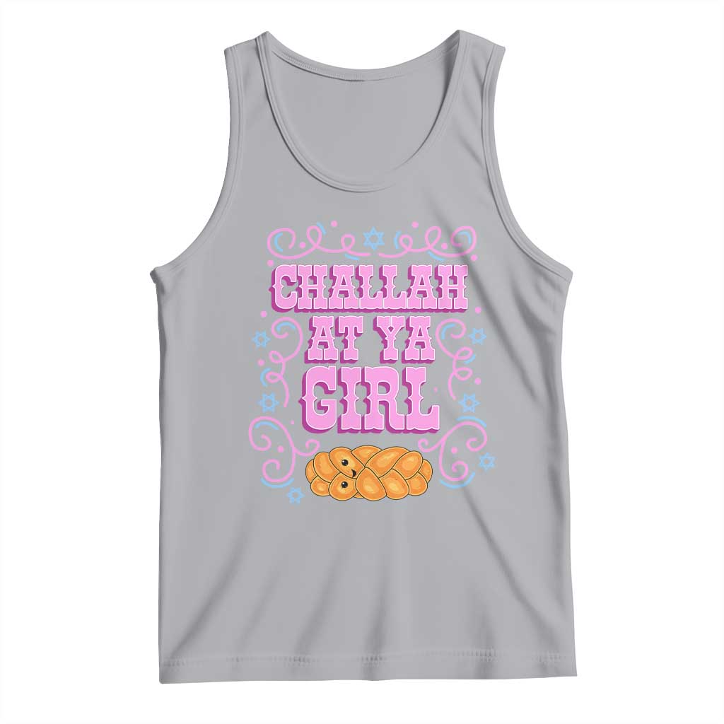 Funny Jewish Holiday Tank Top Challah At Ya Girl Gift TS12 Athletic Heather Print Your Wear