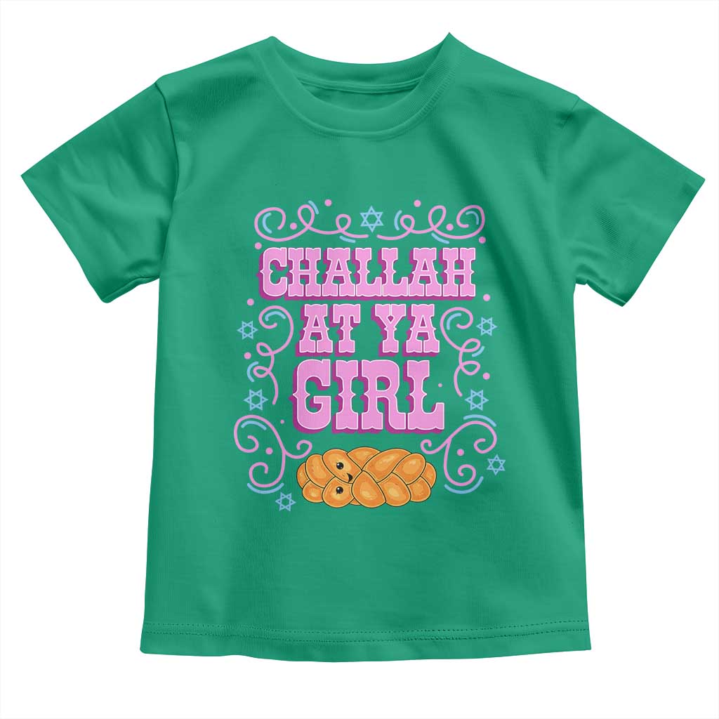 Funny Jewish Holiday Toddler T Shirt Challah At Ya Girl Gift TS12 Irish Green Print Your Wear
