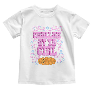 Funny Jewish Holiday Toddler T Shirt Challah At Ya Girl Gift TS12 White Print Your Wear