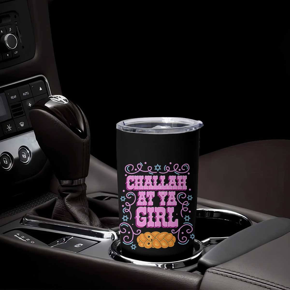 Funny Jewish Holiday Tumbler Cup Challah At Ya Girl Gift TS12 Print Your Wear