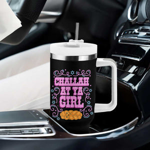 Funny Jewish Holiday Tumbler With Handle Challah At Ya Girl Gift TS12 Print Your Wear