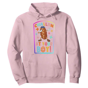 Hanukkah Challah At Ya Boy Hoodie Funny Holiday Gift TS12 Light Pink Print Your Wear