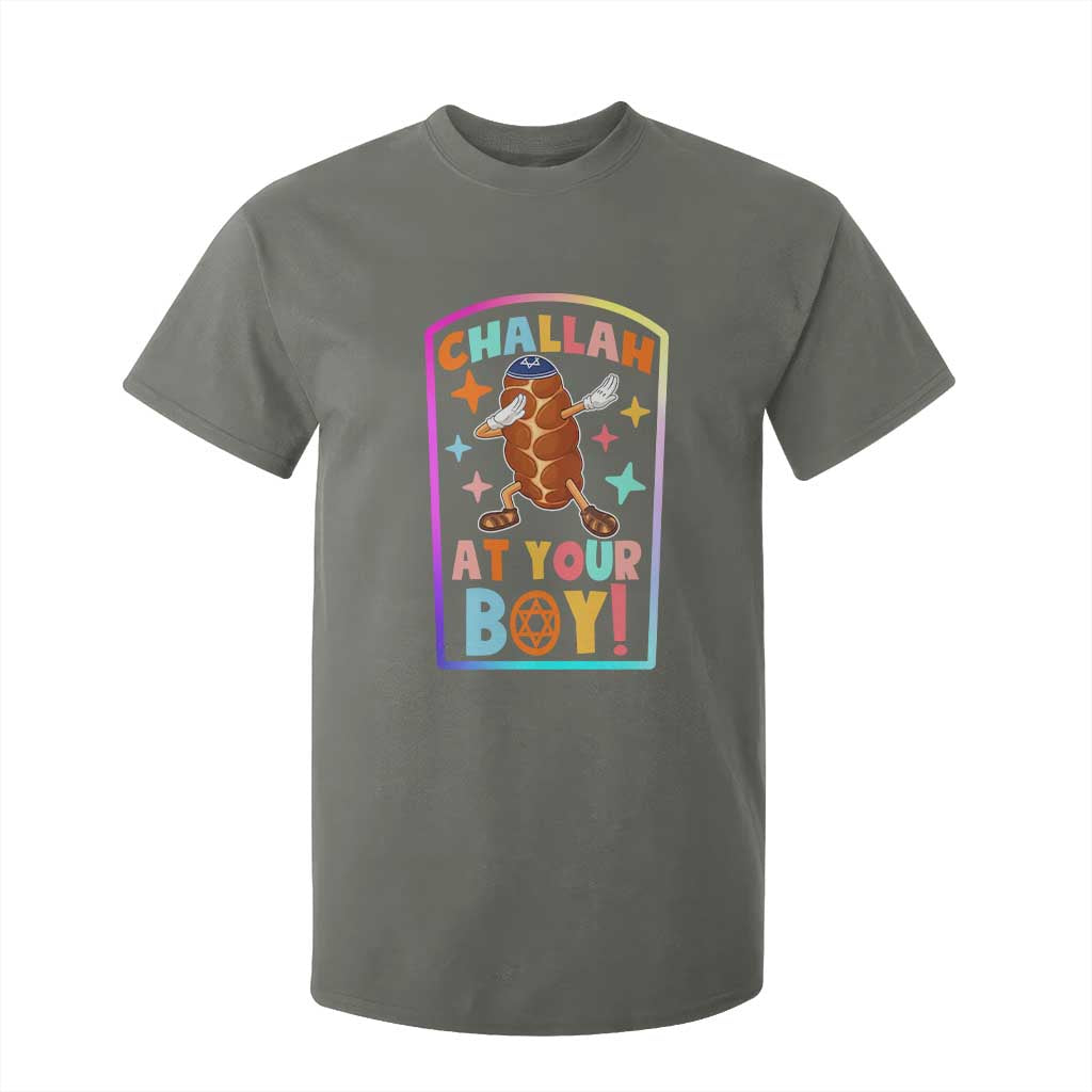 Hanukkah Challah At Ya Boy T Shirt For Kid Funny Holiday Gift TS12 Military Green Print Your Wear