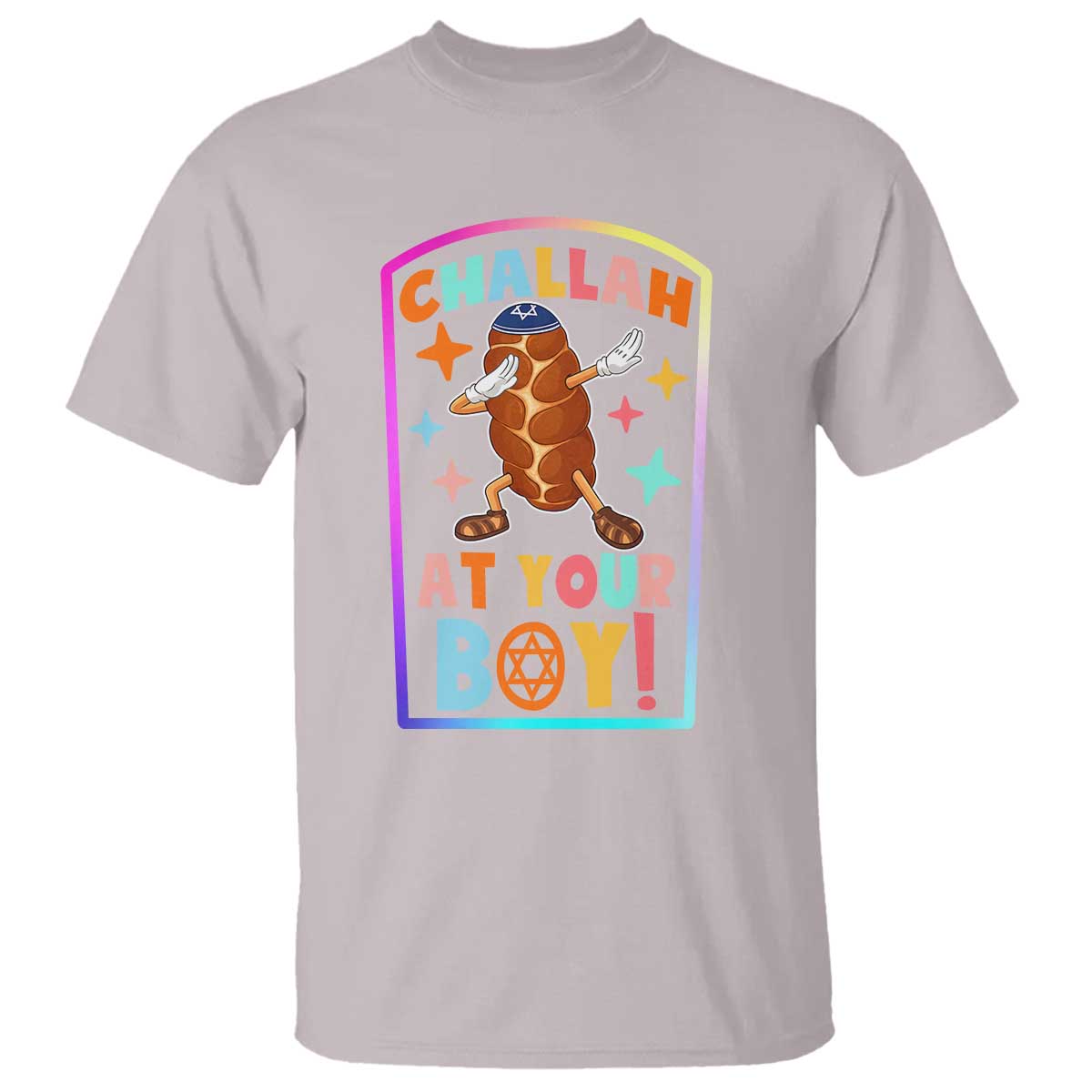 Hanukkah Challah At Ya Boy T Shirt Funny Holiday Gift TS12 Ice Gray Print Your Wear