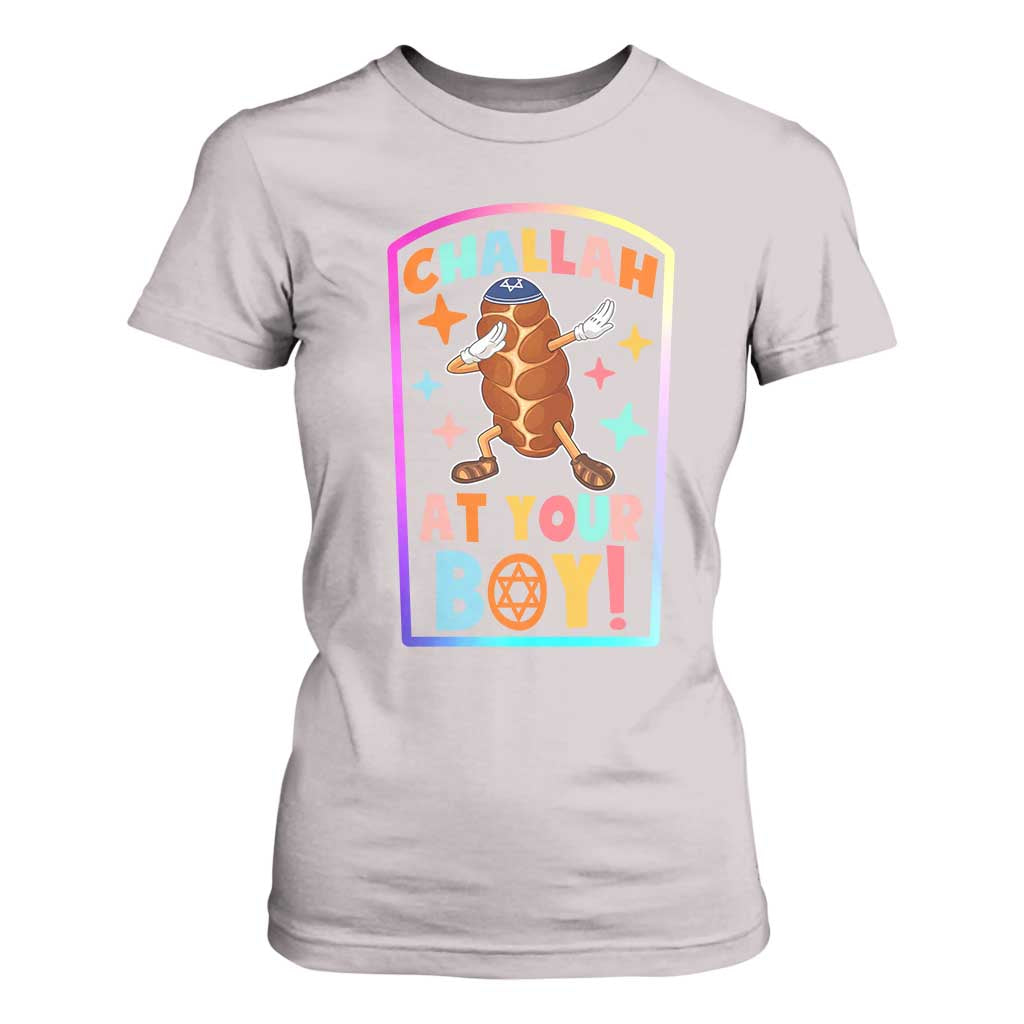 Hanukkah Challah At Ya Boy T Shirt For Women Funny Holiday Gift TS12 Ice Gray Print Your Wear