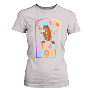 Hanukkah Challah At Ya Boy T Shirt For Women Funny Holiday Gift TS12 Ice Gray Print Your Wear
