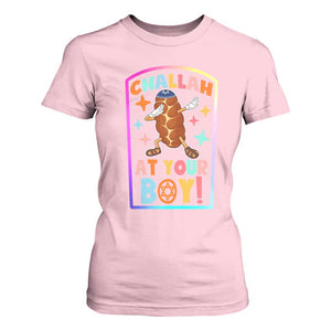 Hanukkah Challah At Ya Boy T Shirt For Women Funny Holiday Gift TS12 Light Pink Print Your Wear