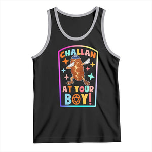 Hanukkah Challah At Ya Boy Tank Top Funny Holiday Gift TS12 Black Athletic Heather Print Your Wear