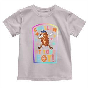 Hanukkah Challah At Ya Boy Toddler T Shirt Funny Holiday Gift TS12 Ice Gray Print Your Wear