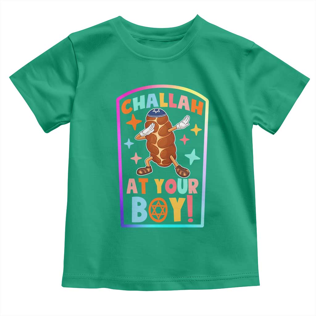 Hanukkah Challah At Ya Boy Toddler T Shirt Funny Holiday Gift TS12 Irish Green Print Your Wear