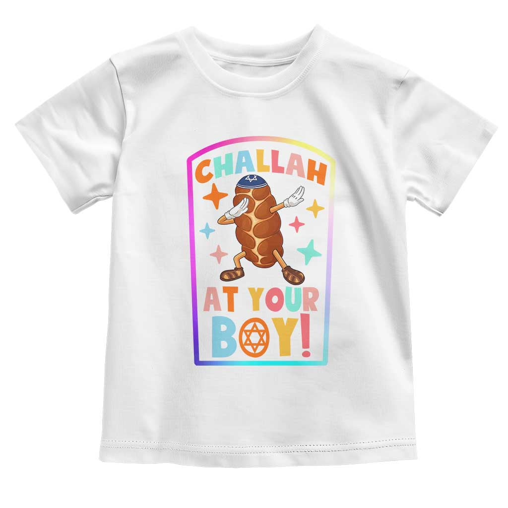 Hanukkah Challah At Ya Boy Toddler T Shirt Funny Holiday Gift TS12 White Print Your Wear