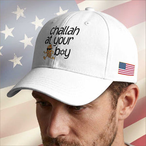 Festival Of Lights Gift Baseball Cap Hanukkah Challah At Ya Boy TS12 Print Your Wear