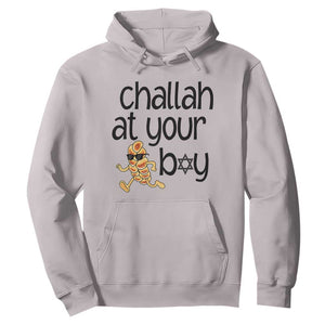 Festival Of Lights Gift Hoodie Hanukkah Challah At Ya Boy TS12 Ice Gray Print Your Wear