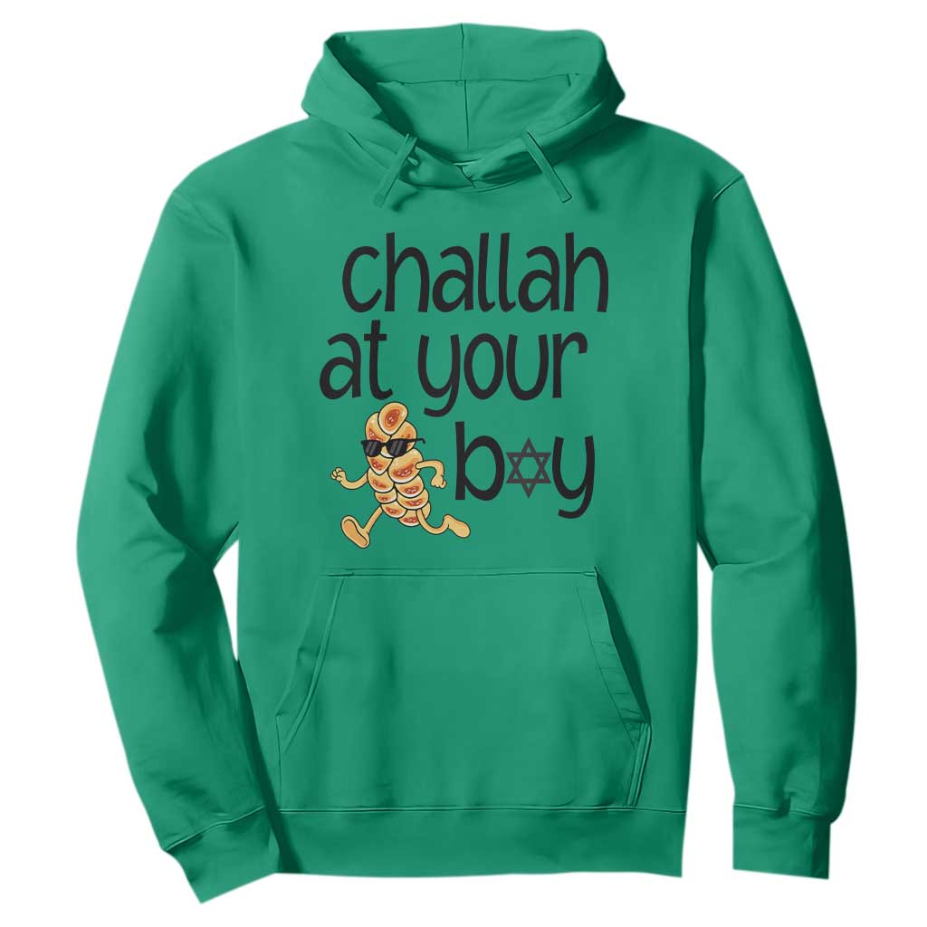 Festival Of Lights Gift Hoodie Hanukkah Challah At Ya Boy TS12 Irish Green Print Your Wear
