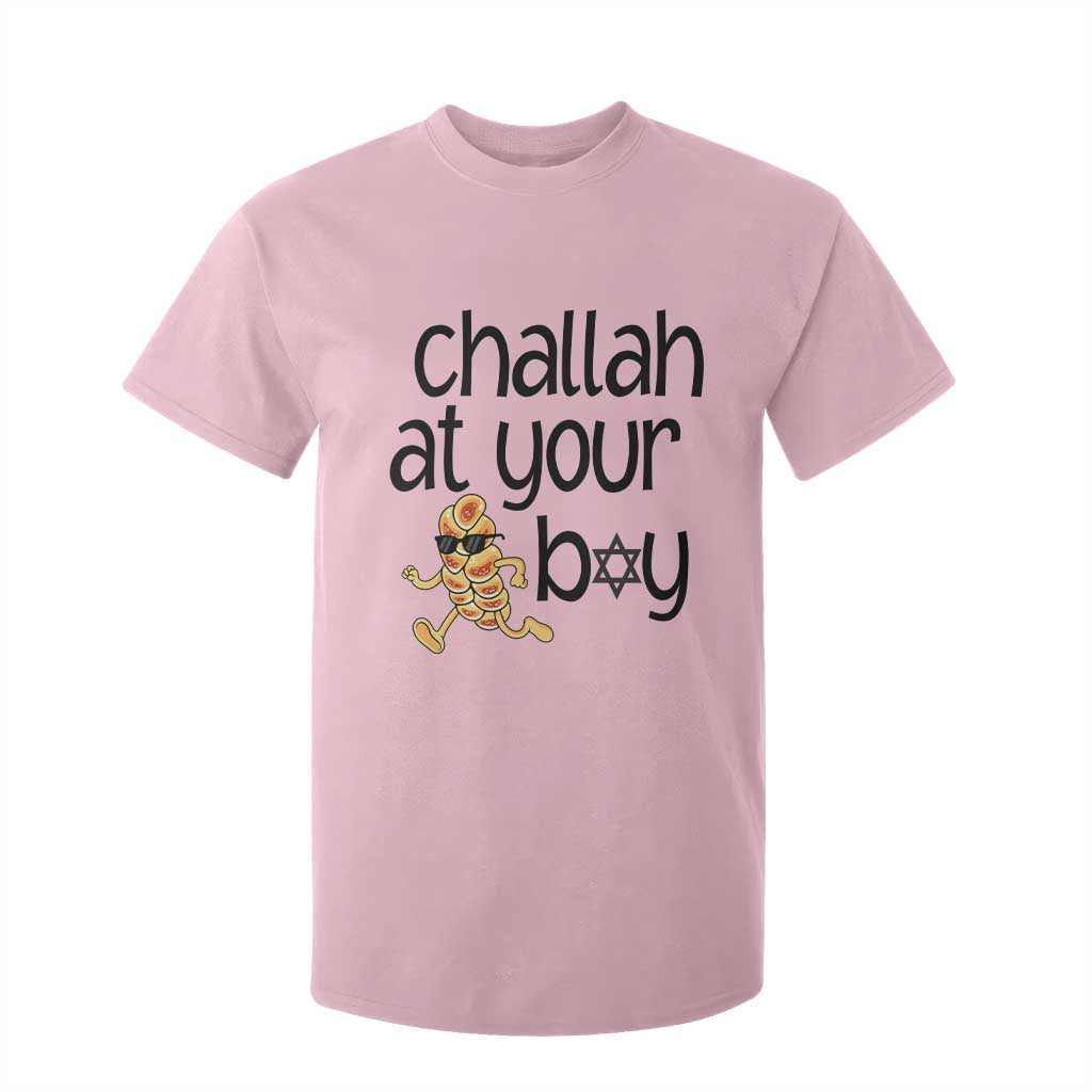 Festival Of Lights Gift T Shirt For Kid Hanukkah Challah At Ya Boy TS12 Light Pink Print Your Wear