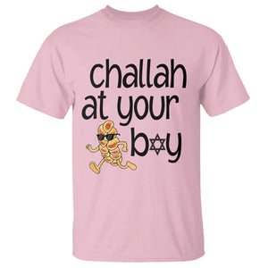 Festival Of Lights Gift T Shirt Hanukkah Challah At Ya Boy TS12 Light Pink Print Your Wear