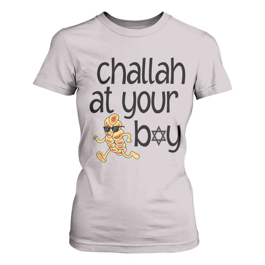 Festival Of Lights Gift T Shirt For Women Hanukkah Challah At Ya Boy TS12 Ice Gray Print Your Wear