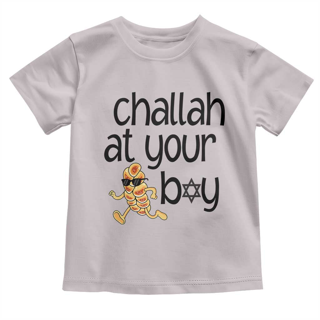 Festival Of Lights Gift Toddler T Shirt Hanukkah Challah At Ya Boy TS12 Ice Gray Print Your Wear