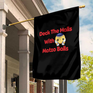 Deck The Halls With Matzo Balls Garden Flag Religious Jewish Holiday Gift TS12 Print Your Wear
