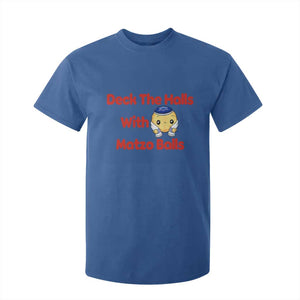 Deck The Halls With Matzo Balls T Shirt For Kid Religious Jewish Holiday Gift TS12 Royal Blue Print Your Wear