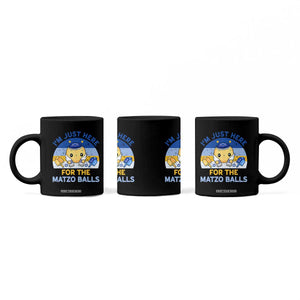 Im Just Here For The Matzo Balls Coffee Mug Funny Jewish Holiday Gift TS12 Print Your Wear