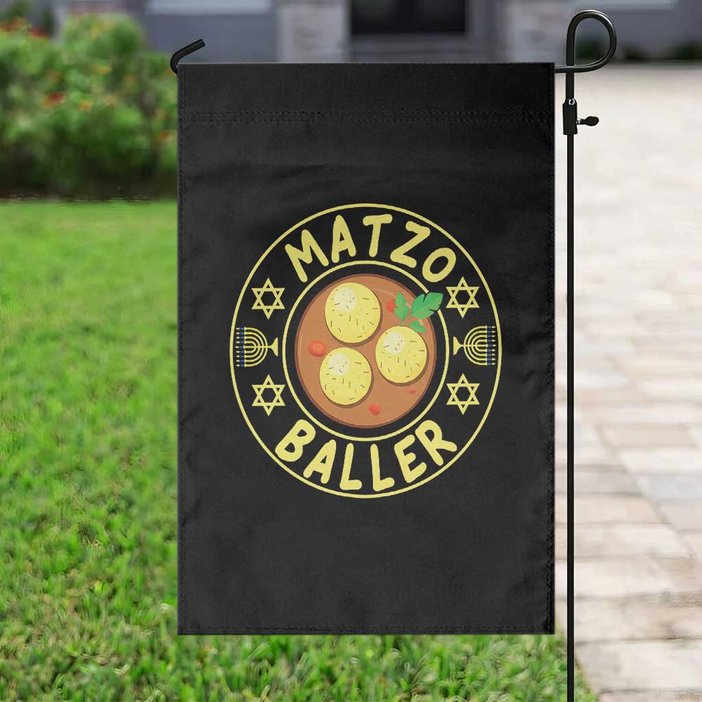 Funny Hanukkah Food Lover Gift Garden Flag Matzo Baller TS12 Print Your Wear