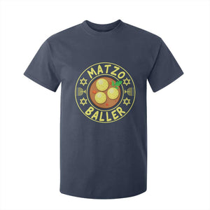Funny Hanukkah Food Lover Gift T Shirt For Kid Matzo Baller TS12 Navy Print Your Wear