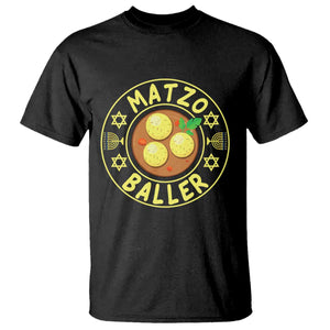 Funny Hanukkah Food Lover Gift T Shirt Matzo Baller TS12 Black Print Your Wear