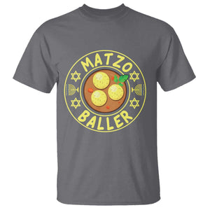 Funny Hanukkah Food Lover Gift T Shirt Matzo Baller TS12 Charcoal Print Your Wear