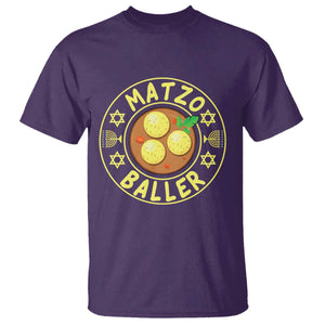 Funny Hanukkah Food Lover Gift T Shirt Matzo Baller TS12 Purple Print Your Wear