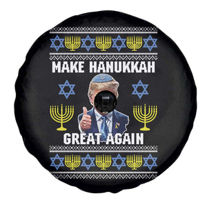 Make Hanukkah Great Again Spare Tire Cover Funny Ugly Jewish Holiday Gift TS12 Print Your Wear