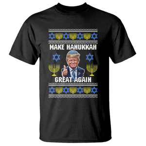 Make Hanukkah Great Again T Shirt Funny Ugly Jewish Holiday Gift TS12 Black Print Your Wear