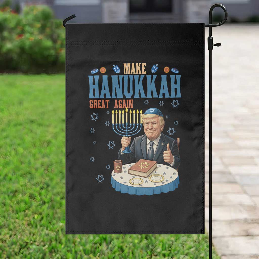 Funny Jewish Holiday Garden Flag Make Hanukkah Great Again Ugly Gift TS12 Print Your Wear