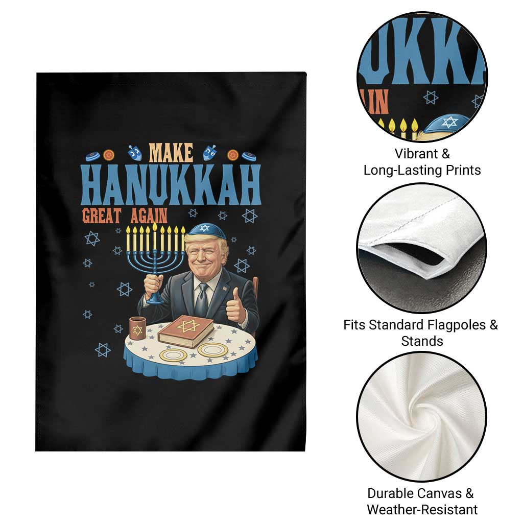 Funny Jewish Holiday Garden Flag Make Hanukkah Great Again Ugly Gift TS12 Print Your Wear