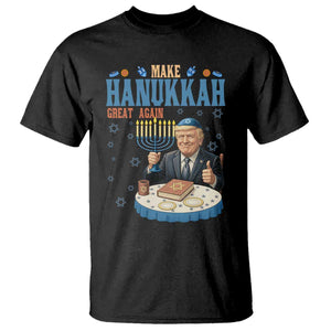 Funny Jewish Holiday T Shirt Make Hanukkah Great Again Ugly Gift TS12 Black Print Your Wear