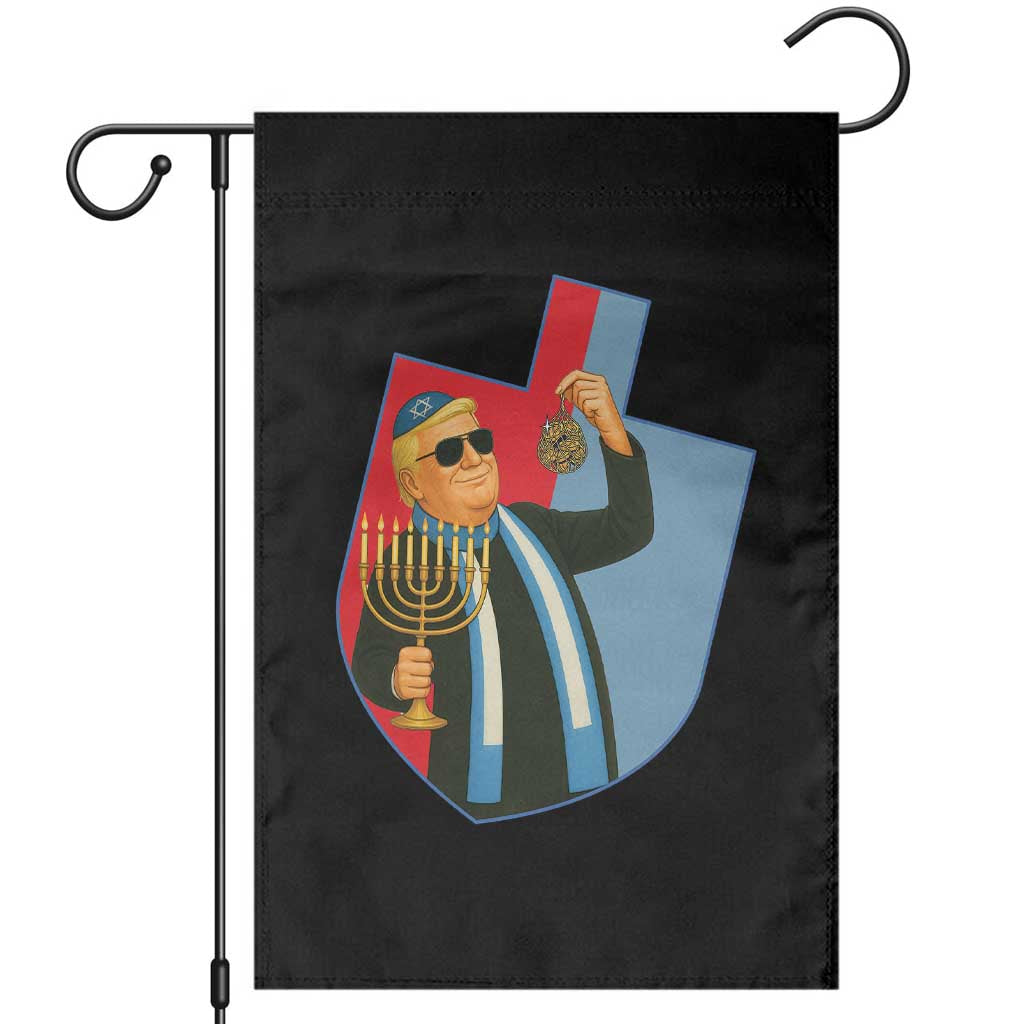 Funny Hanukkah Trump Garden Flag Festival Of Lights Gift TS12 Black Print Your Wear