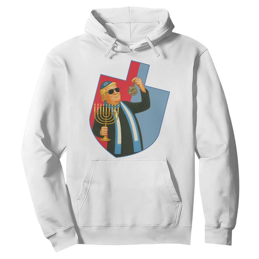 Funny Hanukkah Trump Hoodie Festival Of Lights Gift TS12 White Print Your Wear