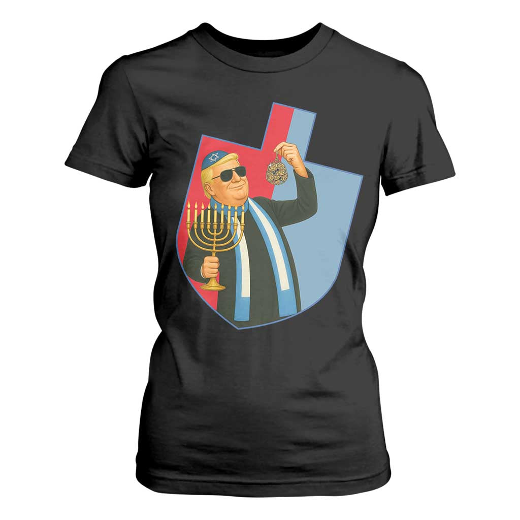 Funny Hanukkah Trump T Shirt For Women Festival Of Lights Gift TS12 Black Print Your Wear