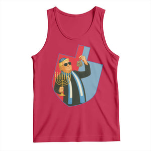 Funny Hanukkah Trump Tank Top Festival Of Lights Gift TS12 Red Print Your Wear