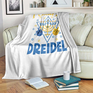 I Cheat At Dreidel Throw Blanket Funny Hanukkah Jewish Gift TS12 Print Your Wear