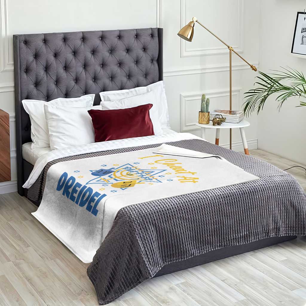 I Cheat At Dreidel Throw Blanket Funny Hanukkah Jewish Gift TS12 Print Your Wear