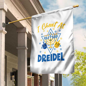 I Cheat At Dreidel Garden Flag Funny Hanukkah Jewish Gift TS12 Print Your Wear