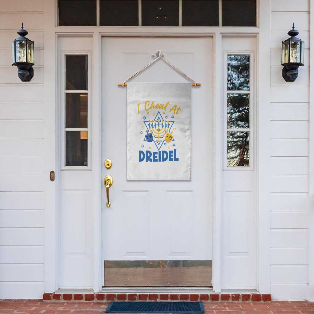 I Cheat At Dreidel Garden Flag Funny Hanukkah Jewish Gift TS12 Print Your Wear