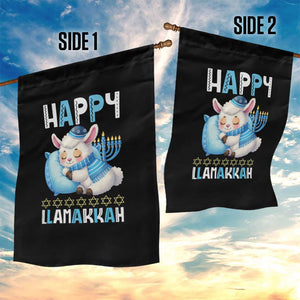 Funny Happy Llamakkah Garden Flag Cute Llama Jewish Holiday Gift TS12 Print Your Wear