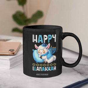 Funny Happy Llamakkah Coffee Mug Cute Llama Jewish Holiday Gift TS12 Print Your Wear