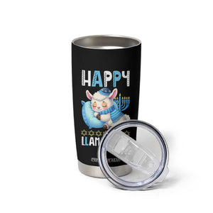Funny Happy Llamakkah Tumbler Cup Cute Llama Jewish Holiday Gift TS12 Print Your Wear
