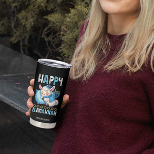 Funny Happy Llamakkah Tumbler Cup Cute Llama Jewish Holiday Gift TS12 Print Your Wear