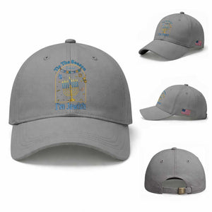 Funny Hanukkah Gift Baseball Cap Tis The Season To Remind Everyone Im Jewish TS12 Baseball Cap Universal Fit Sport Gray Print Your Wear