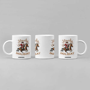 Black Santa Howdy Western Cowboy Coffee Mug Christmas Gift TS12 Print Your Wear