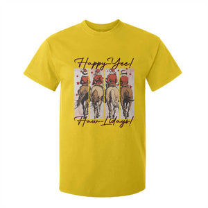 Happy Yee Haw Lidays T Shirt For Kid Western Christmas Horse Rider Cowgirl Gift TS12 Daisy Print Your Wear